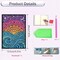 Mandala Diamond Painting Notebook for Adults – A5 DIY Diamond Art Journal & Sketchbook – Craft Kit Supplies for Beginners, Artists & Gift Lovers